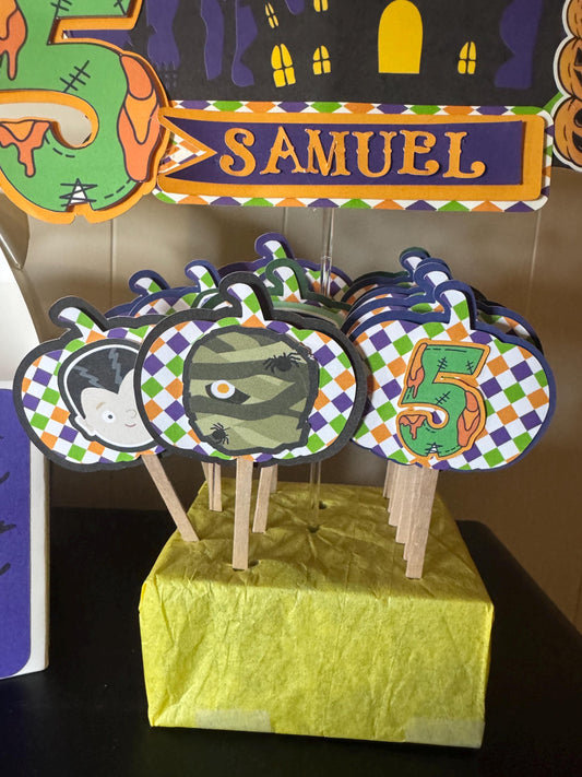 Halloween Cup Cake Toppers