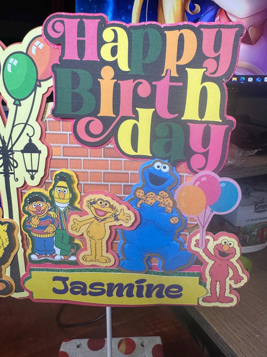 Sesame Street Cake Topper