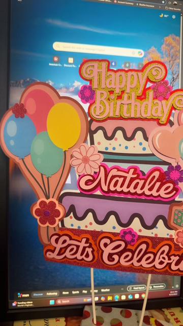 Peppa Pig Cake Topper