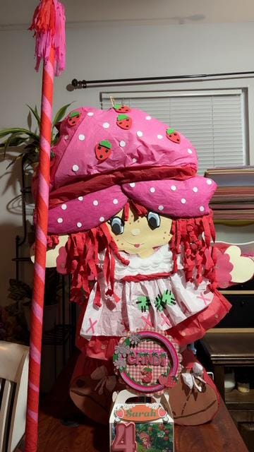 Strawberry Shortcake Pinata