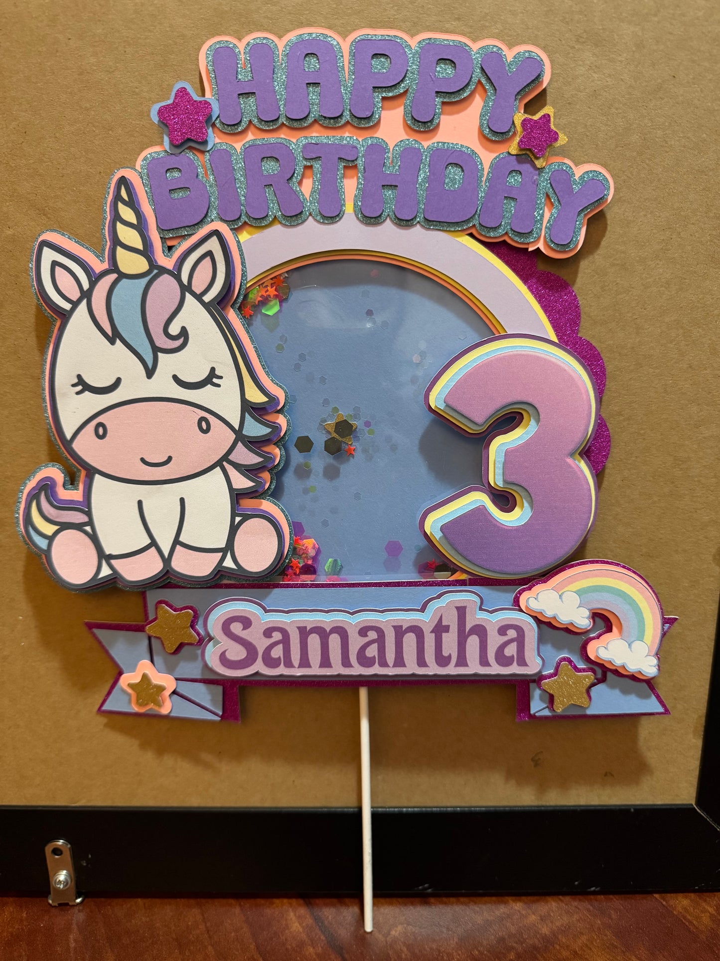 Unicorn Cake topper