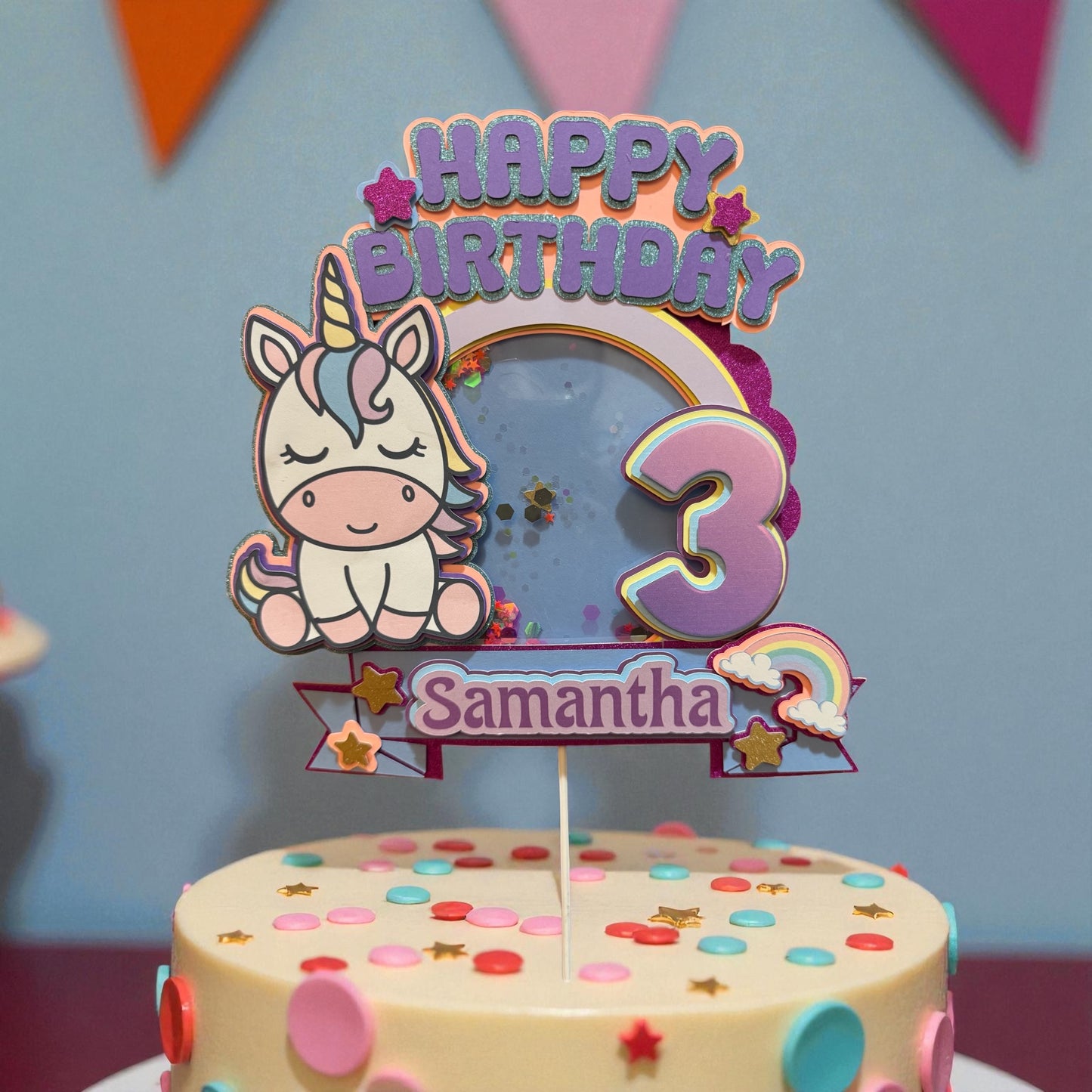 Unicorn Cake topper
