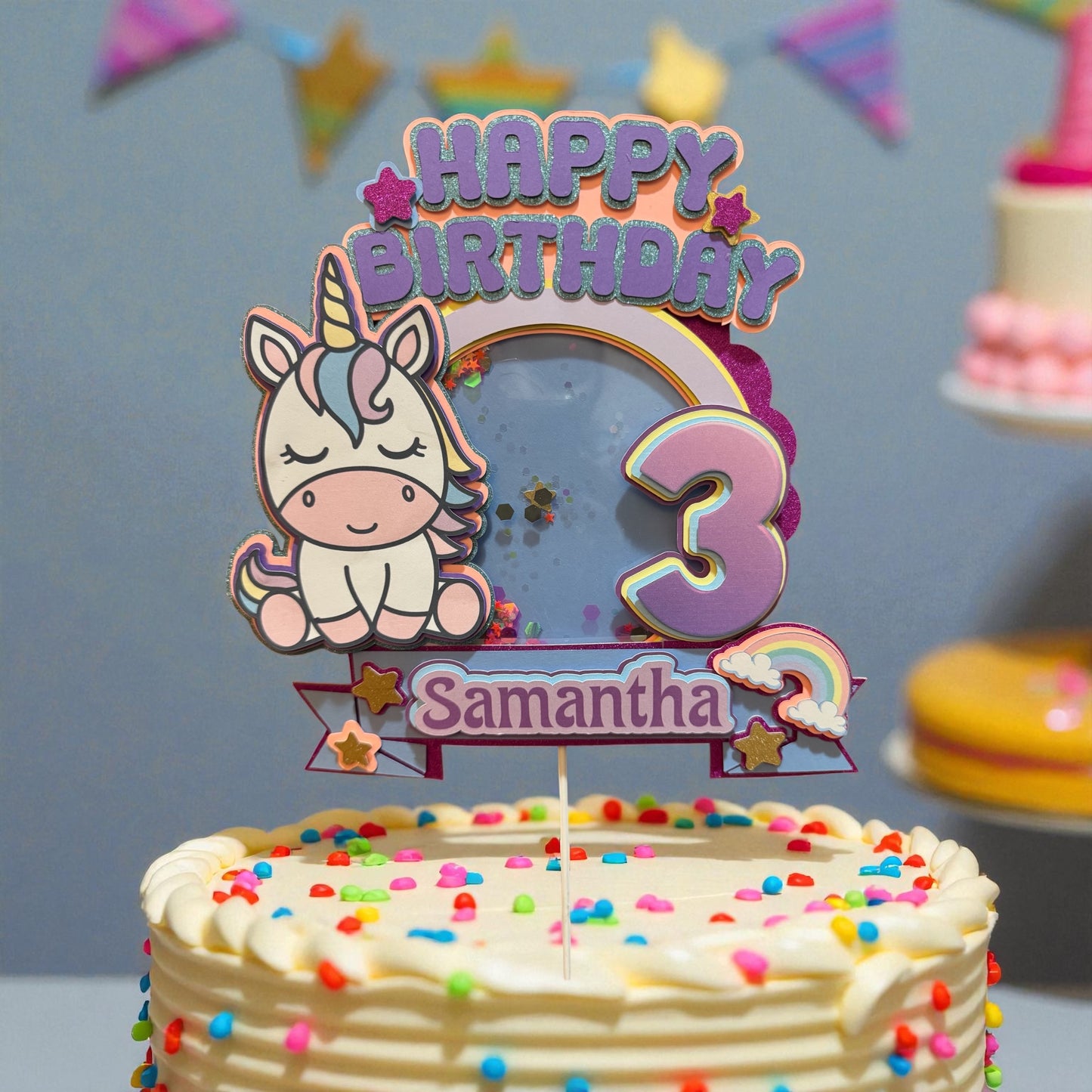 Unicorn Cake topper